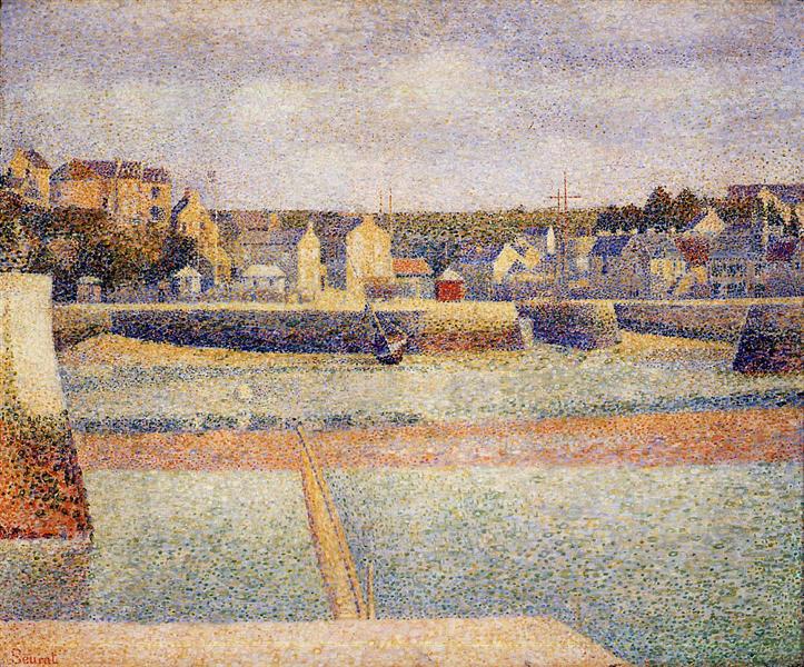 Port-En-Bessin - The Outer Harbour - Low Tide - 1888