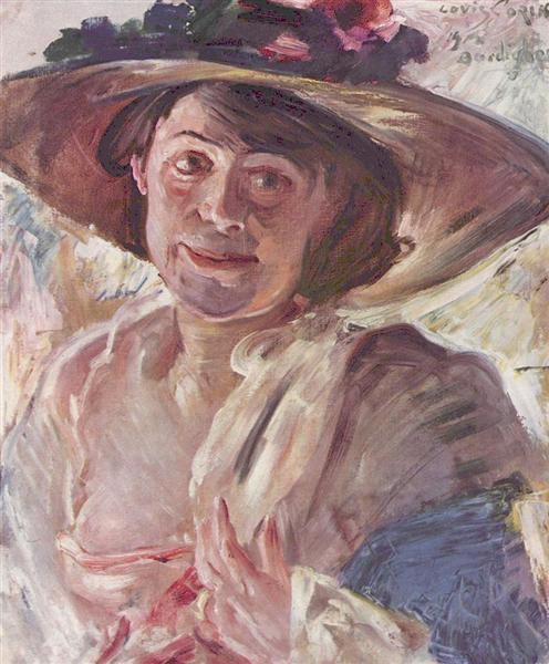 Porträt von Charlotte Berend -Corinto - 1912