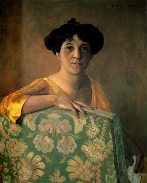 Gabrielle Vallotton 초상화 -1908