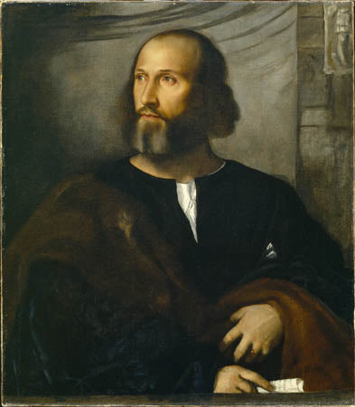 Retrato de um homem barbudo - 1515