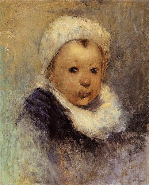 Ritratto di un bambino (Aline Gauguin) - 1877