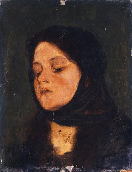 Portrait d'une fille - 1880