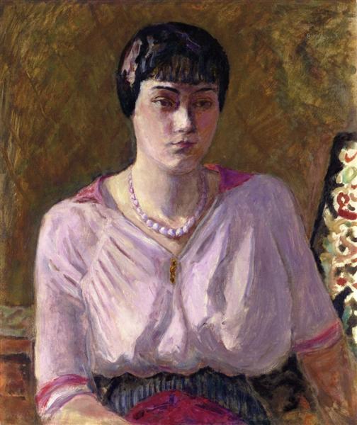 Retrato De Una Niña - Mademoiselle Renée Terrasse - 1916