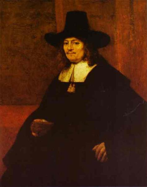 Retrato de um homem com chapéu alto - 1662