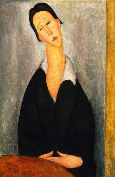 Retrato de uma mulher polonesa - 1919