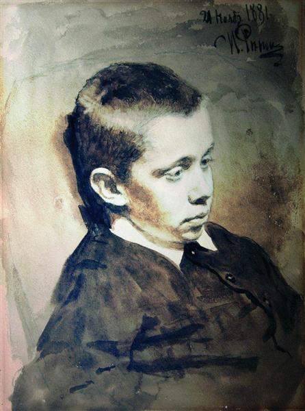 Portrait de As Matveev - 1881