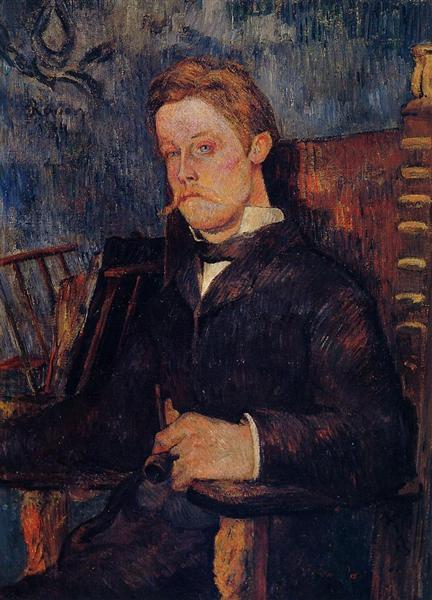 Portrait d'un homme assis - 1884