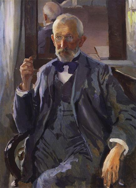 Retrato De A. Somov, El Padre Del Artista - 1897