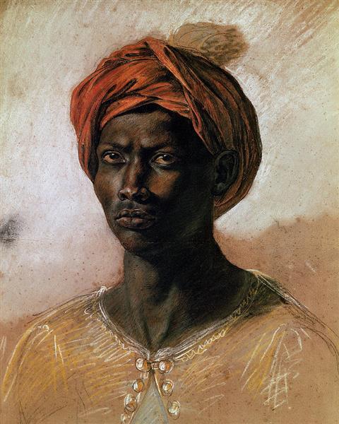 Portrait of a Turk with a Turban - 1826