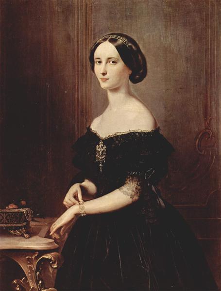 Retrato de uma mulher veneziana - 1852