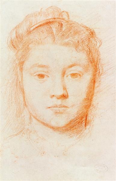 Retrato De Una Mujer - 1866