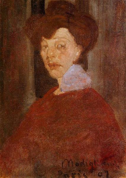 Retrato de uma mulher - 1907