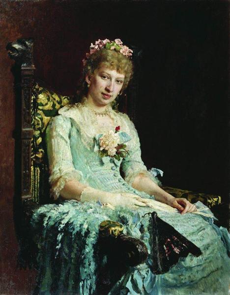 Portrait d'une femme (Ed Botkina) - 1881