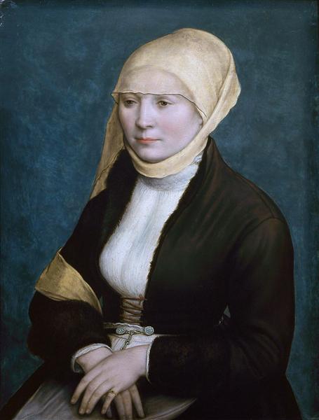 Retrato de uma mulher do sul da Alemanha. - 1523