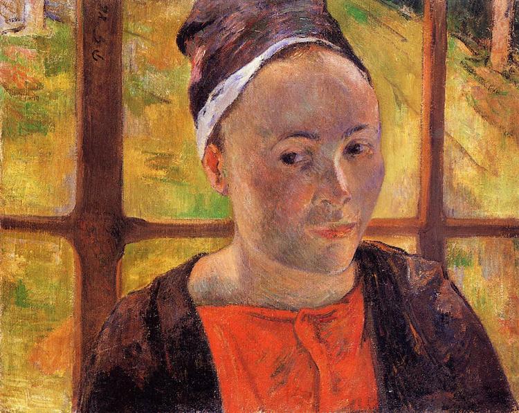 Portrait of a woman (Marie Lagadu) - 1888