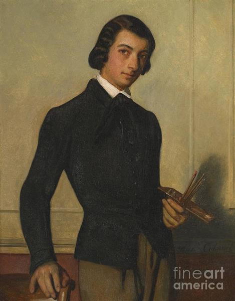 Portrait of a young artist - 1842