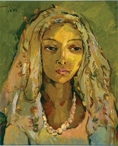 Portrait of a young Malay girl - 1939