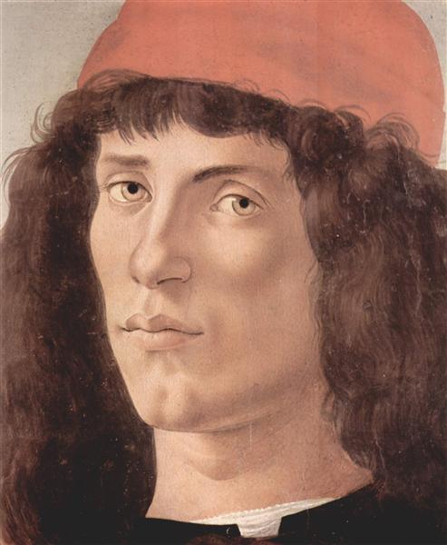 Portrait d'un jeune homme avec une casquette rouge - 1474