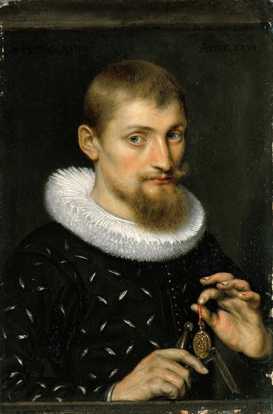 Retrato De Un Hombre, Posiblemente Arquitecto O Geógrafo, 1597