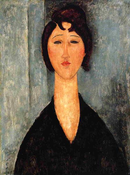 Retrato De Una Mujer Joven - 1918