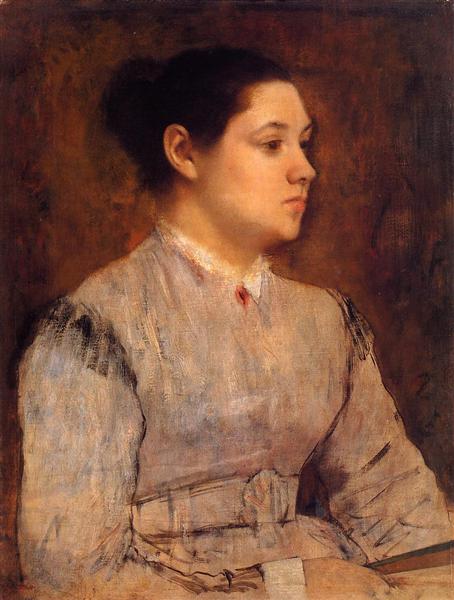 Portrait d'une jeune femme - 1865