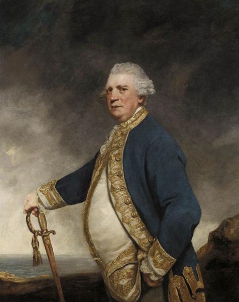 Portræt af admiral Augustus Keppel - 1779