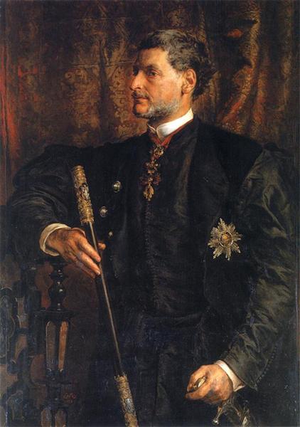 Portræt af Alfred Potocki - 1879