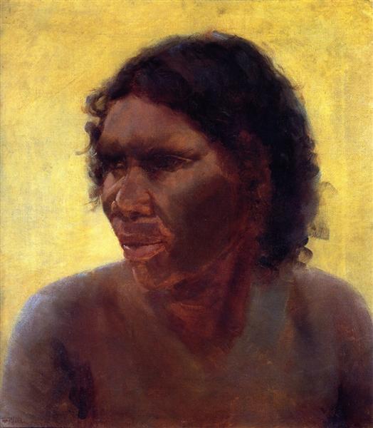 Retrato De Una Mujer Aborigen (Maria Yulgilbar) - 1895