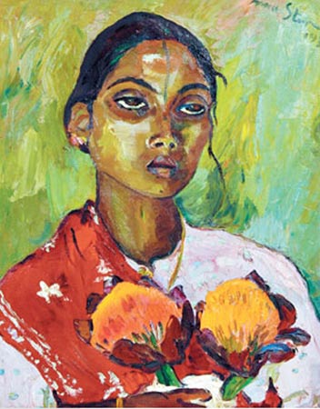 Portrait d'une femme indienne - 1936