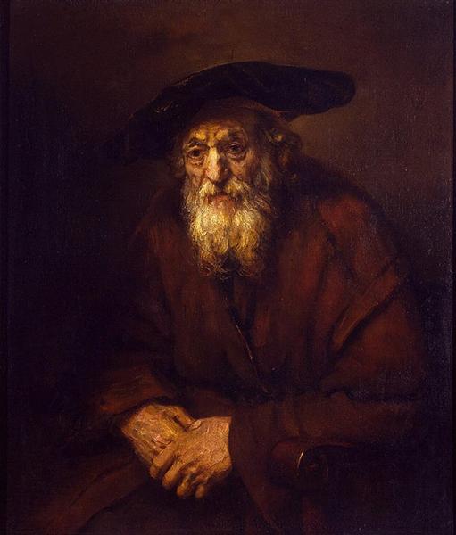 Retrato de um velho judeu - 1654