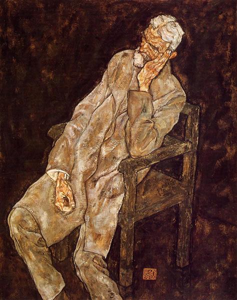 Portret starego człowieka (Johann Harms) - 1916