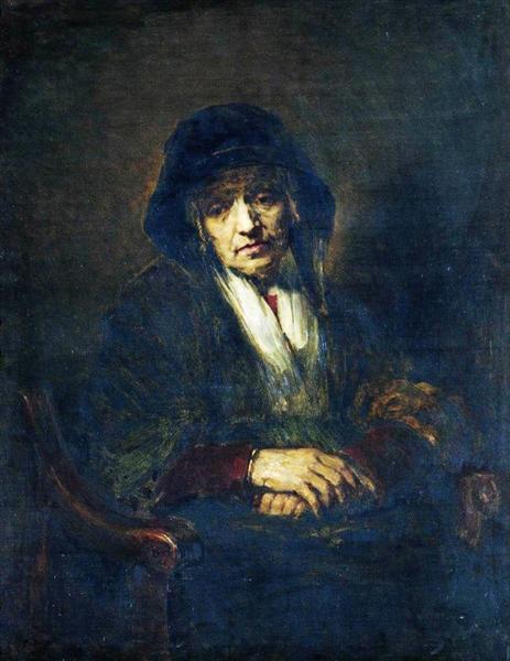 Portrait d'une vieille femme - 1870