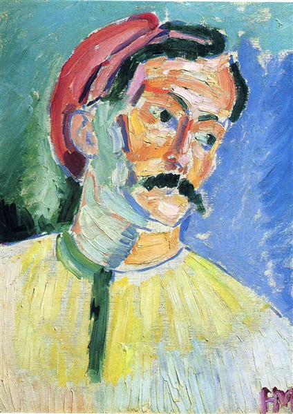 Portrait of André Derain 1905 