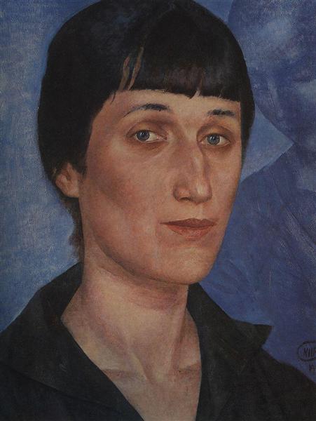 Porträt von Anna Ajmatova - 1922