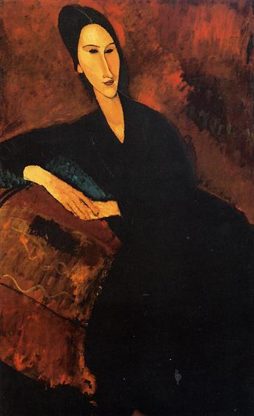 Porträt von Anna Zborowska - 1917