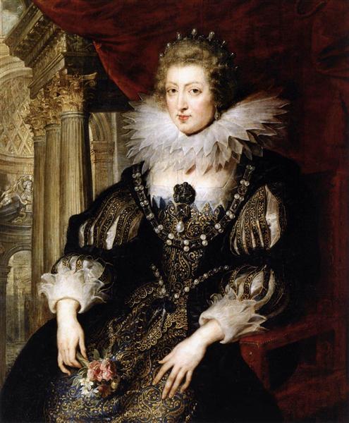 Portrait of Anne of Austria - 1622