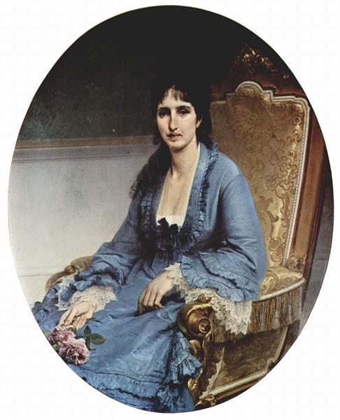 Retrato De Antonietta Negroni Prati Morosini - 1872