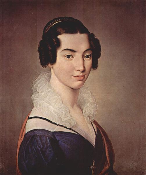 Portret van Antonieta Vitali Sola - 1823