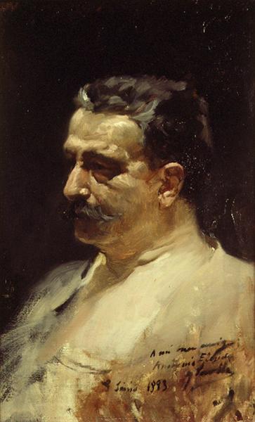 Retrato De Antonio Elegido - 1893