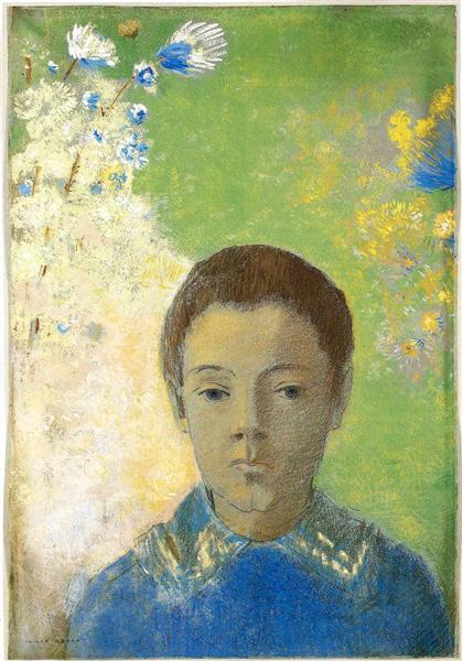 阿里·雷登（Ari Redon）的肖像-1898