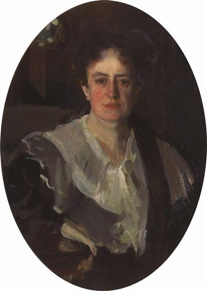 Portret artysty E. Zvantseva - 1903