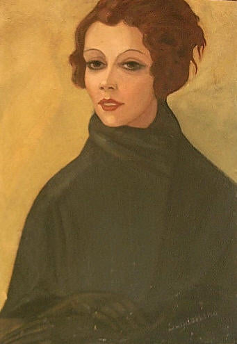 Portret Balieva - Komissarghevskaia - 1925