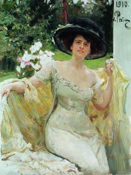 Retrato De Bella Gorskaya - 1910