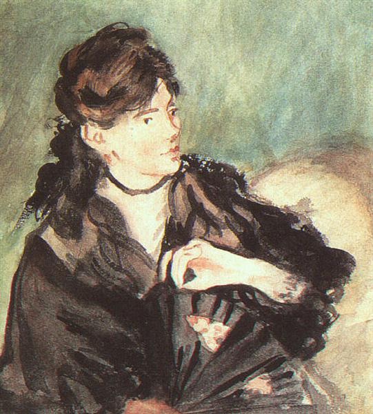 Retrato De Berthe Morisot - 1873