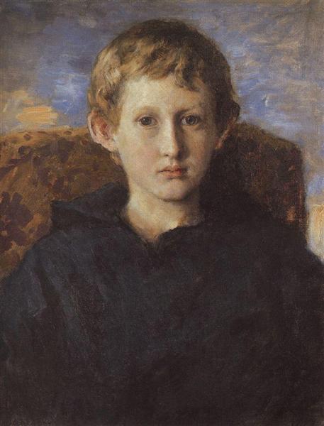 Retrato De Boris Vasnetsov - Hijo Del Artista - 1889