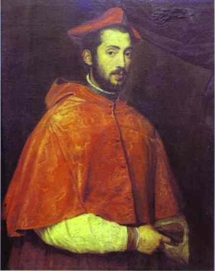 Portrait du cardinal Alessandro Farnese - 1546