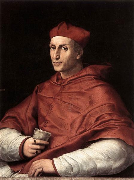 Portrait du cardinal Dovizzi de Bibbie - 1516