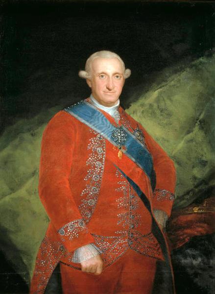 Retrato De Carlos Iv De España - 1789