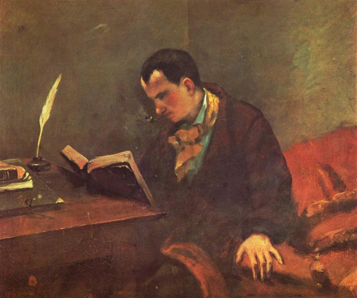 Retrato De Charles Baudelaire - 1849