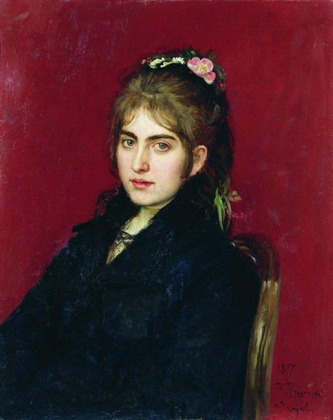 Retrato Del Residente De Chuguev Sl Lyubitskaya - 1877